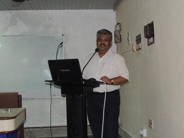 Dr. Mukherjee inagurating the pre-conference workshop~